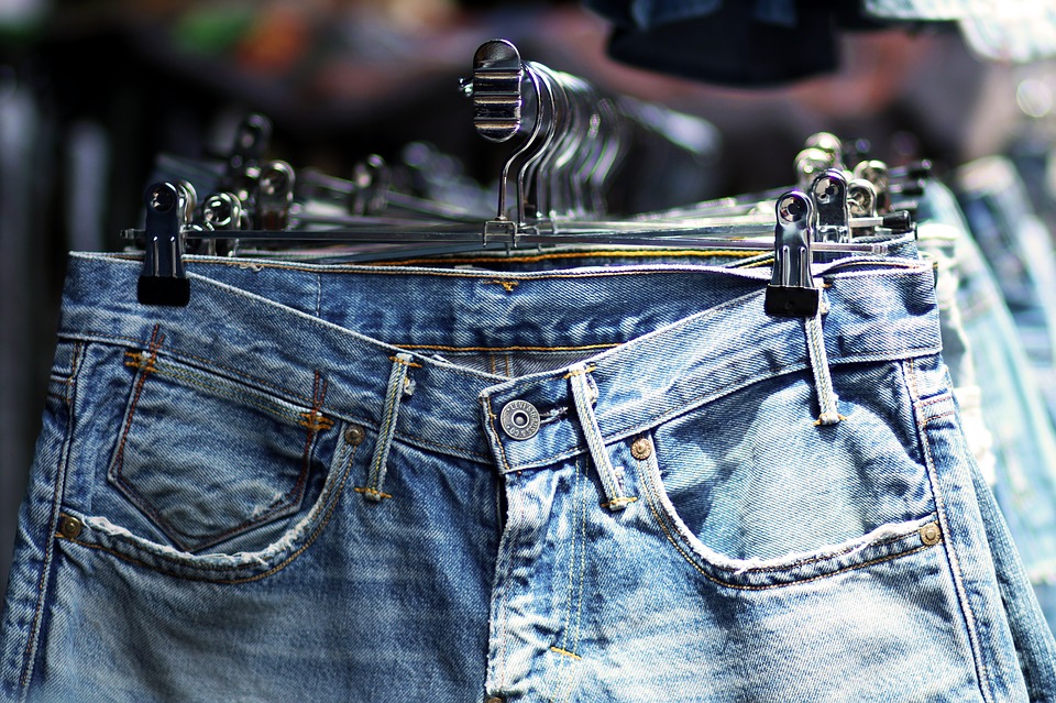 Hanged jeans