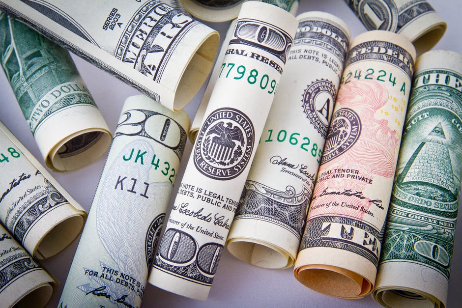 Lots of rolled money